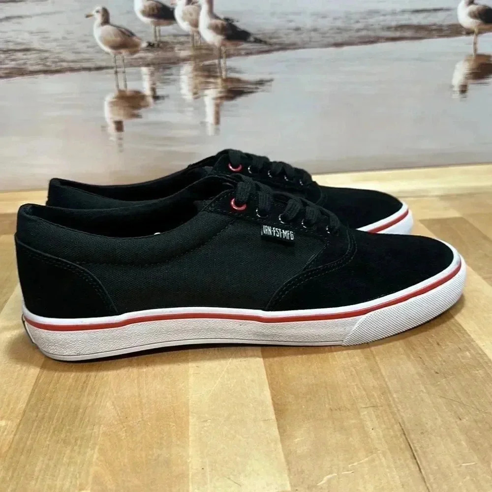 IRON FIST BLACK LOW TOP SNEAKERS NEW NO BOX - Picture 6 of 9